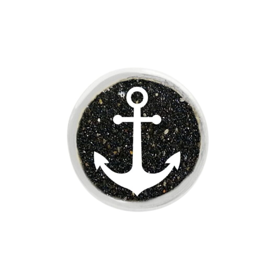 DUR Schmuck Schiebeelemente LAVASAND für Wickelarmband, Silber 925/- rhodiniert