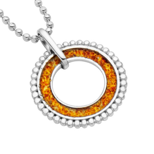 DUR Anhänger STRANDZAUBER Bernstein 2.0 Silber 925/-rhod.P3409