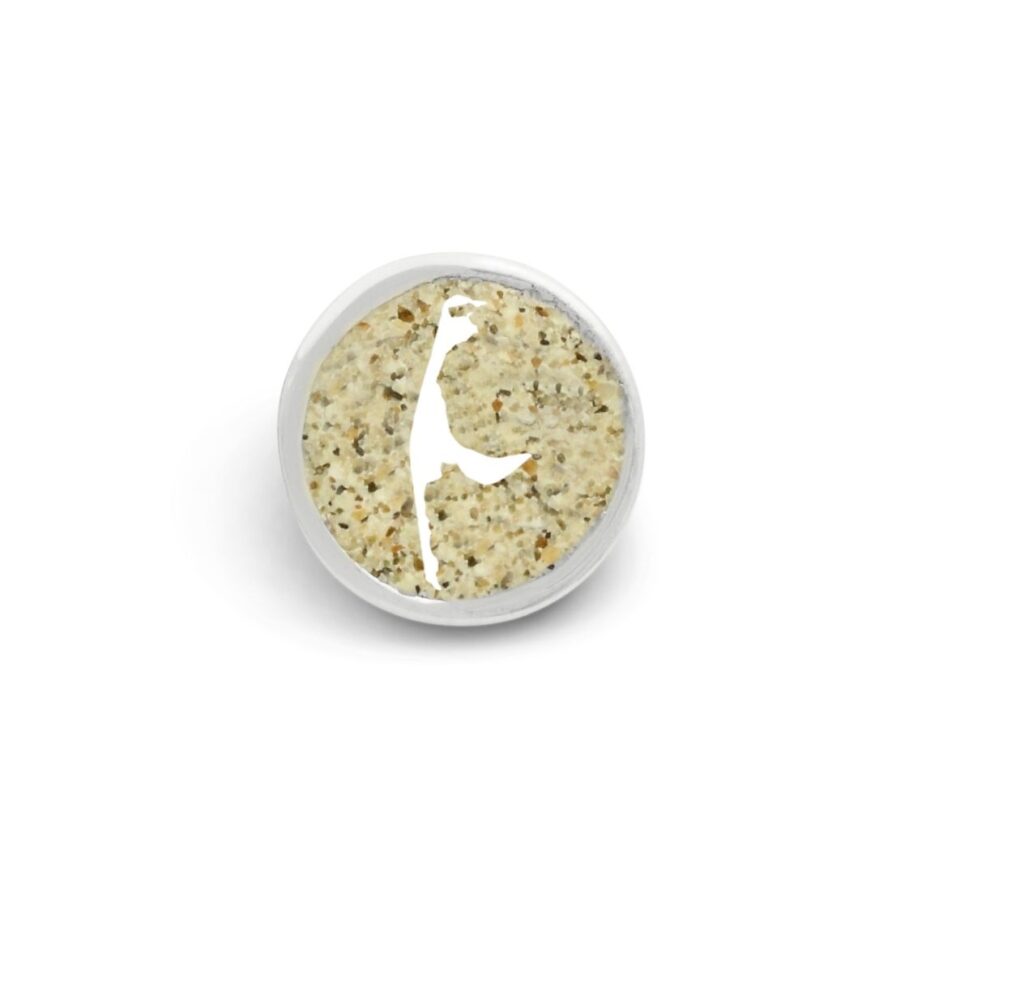 DUR Schmuck Schiebeelemente STRANDSAND für Wickelarmband, Silber 925/- rhodiniert