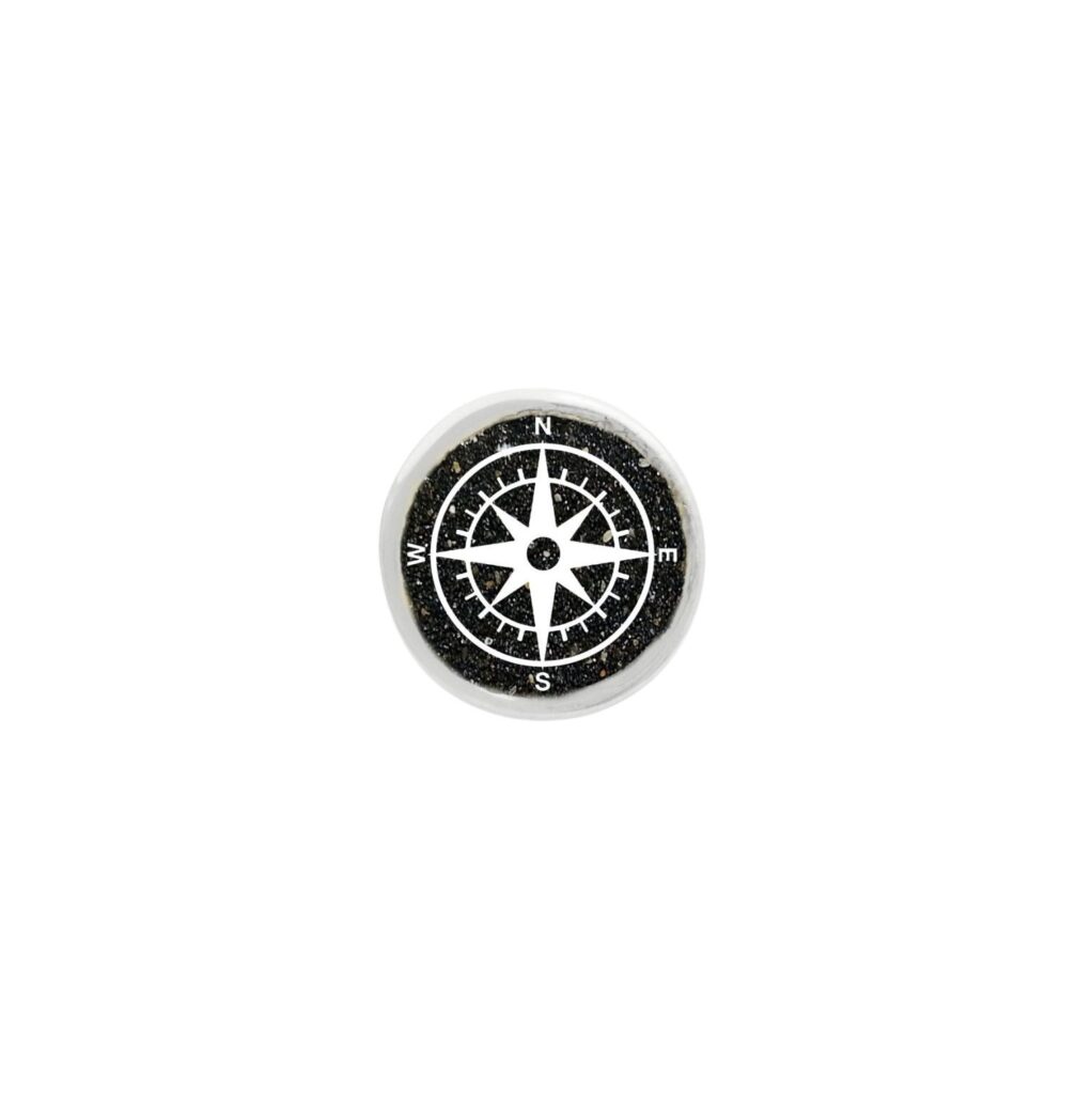 DUR Schmuck Schiebeelemente LAVASAND für Wickelarmband, Silber 925/- rhodiniert