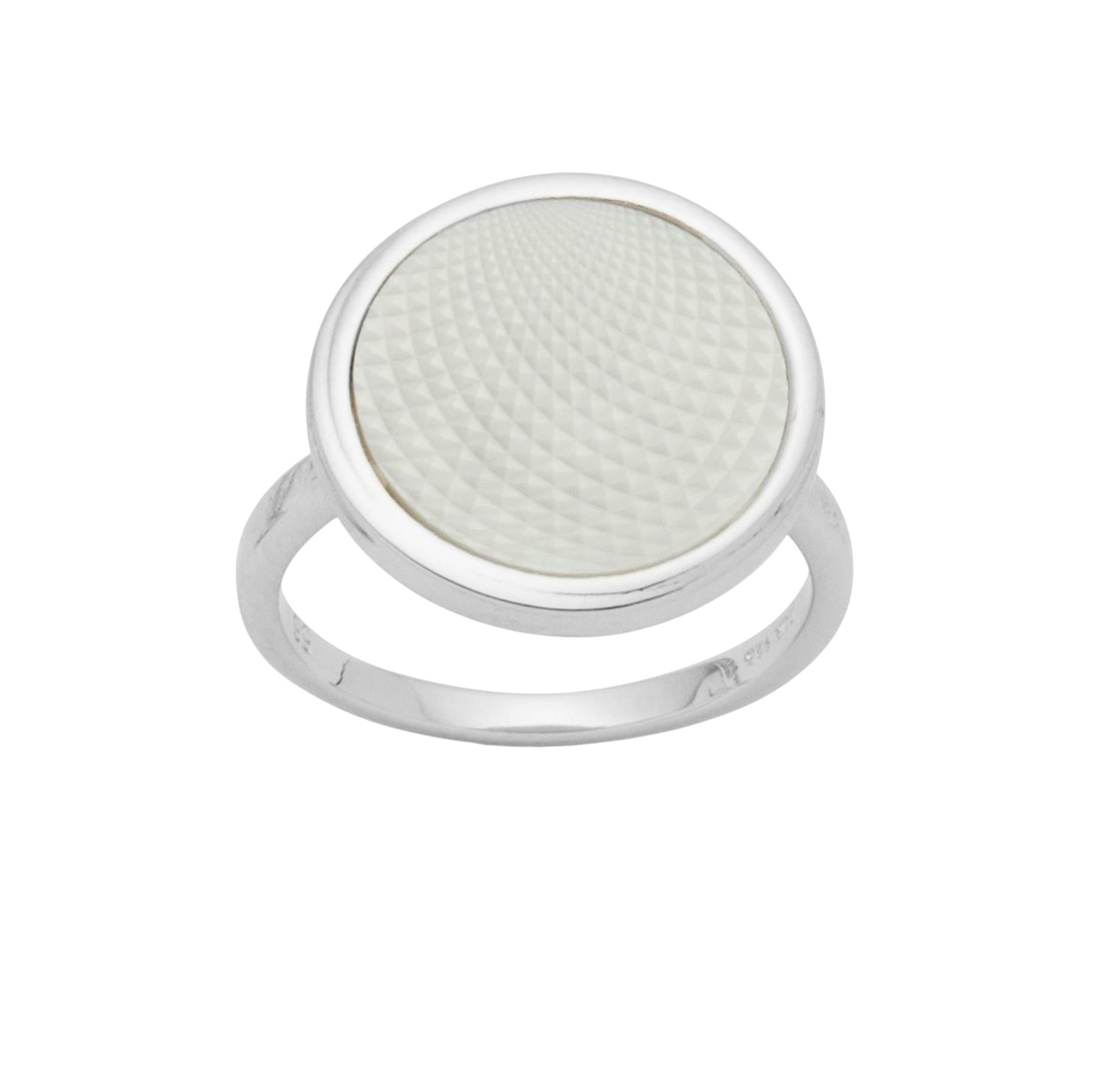 DUR Schmuck Ring WASSERSPIEL Perlmutt, Silber 925/- rhodiniert (R5140)
