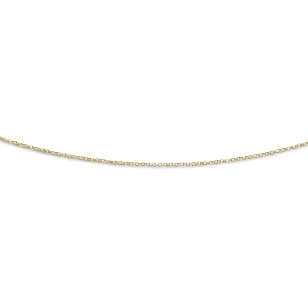 DUR Schmuck Feine Erbs Kette Silber 925/- vergoldet (K2716) Länge wählbar