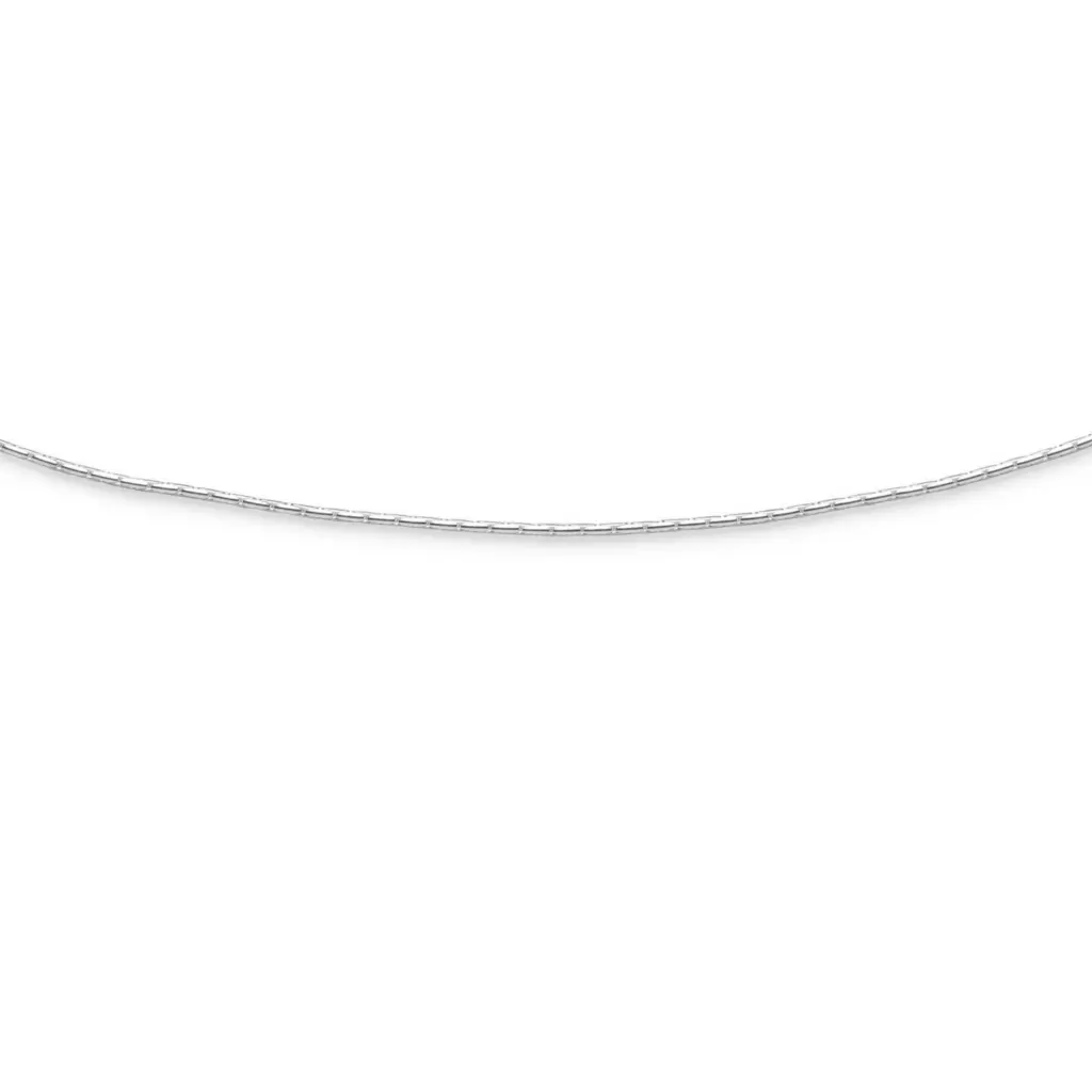 DUR Schmuck mittlere Haferkornkette Silber 925/- (1,2mm) K2092