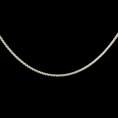 Zopfkette 1,9mm, Silber 925/- rhodiniert für ( DUR ) Anhänger (5-122445) – Bild 2