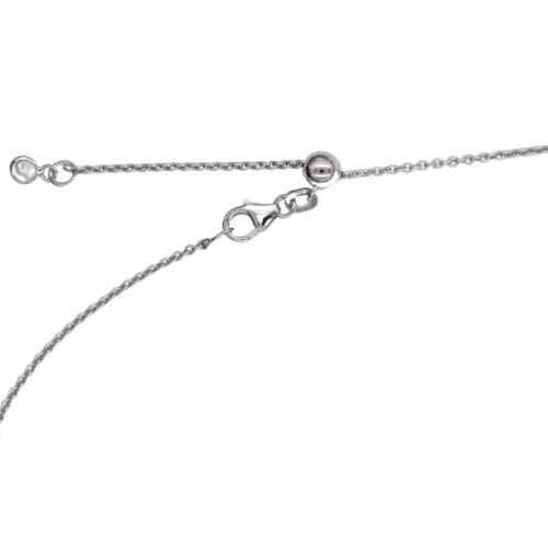 Ankerkette Zirkonia, Silber 925/- SK1011, SK1012 - Länge stufenlos einstellbar – Bild 2