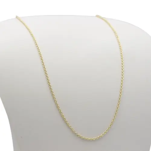 Ankerkette Zirkonia, Silber 925/- vergoldet SK1011, SK1012 stufenlos einstellbar – Bild 2