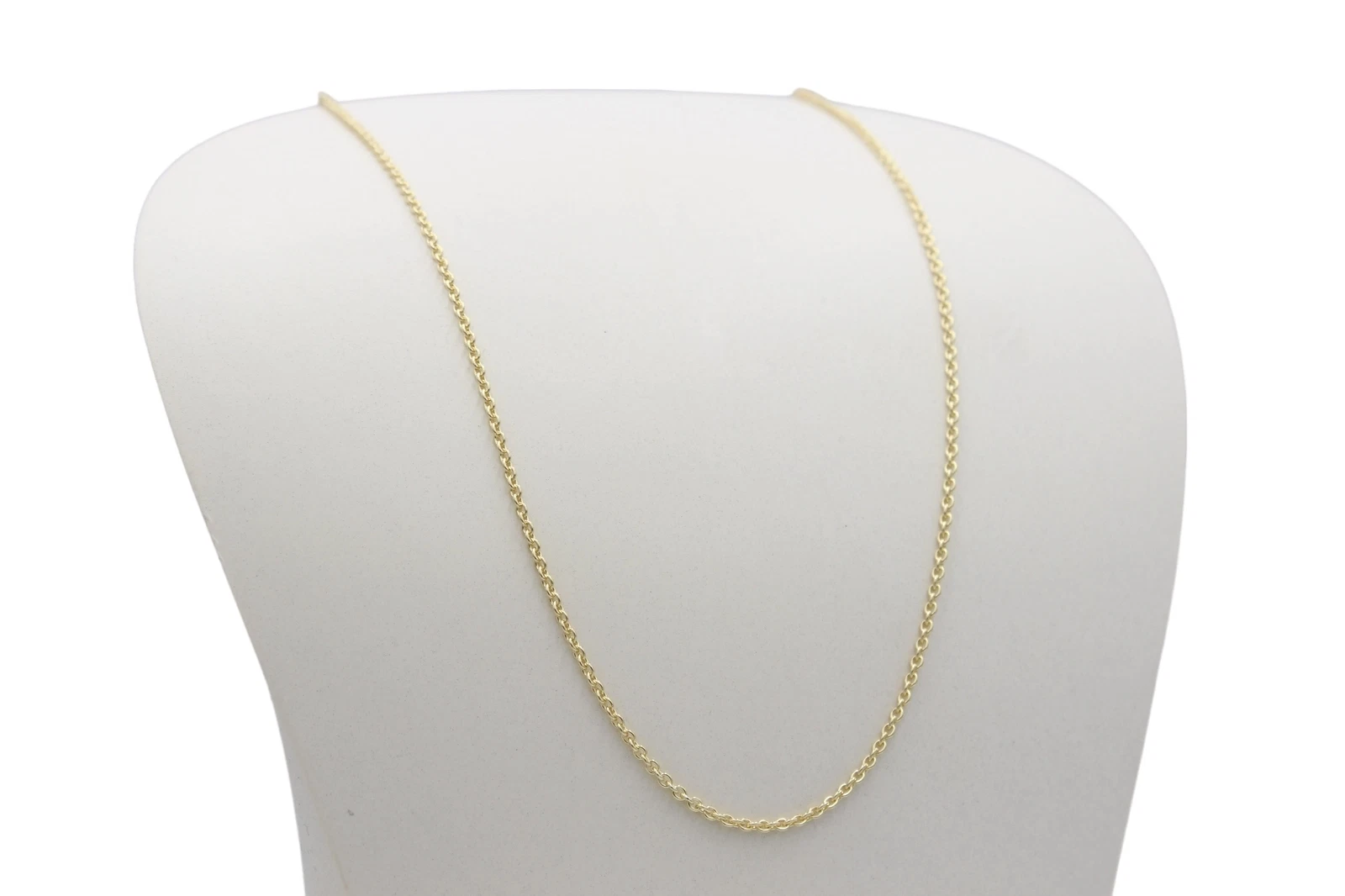 Ankerkette Zirkonia, Silber 925/- vergoldet SK1011, SK1012 stufenlos einstellbar – Bild 2