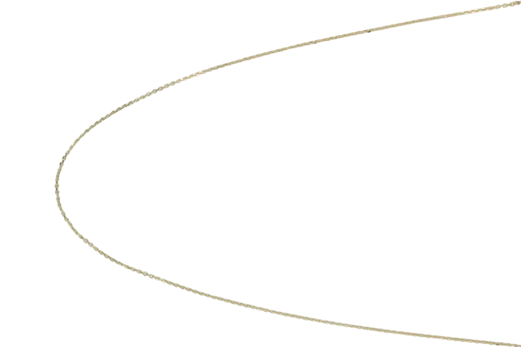 Ankerkette mit Herz, Silber 925/- vergoldet SK1001, SK1002 stufenlos einstellbar