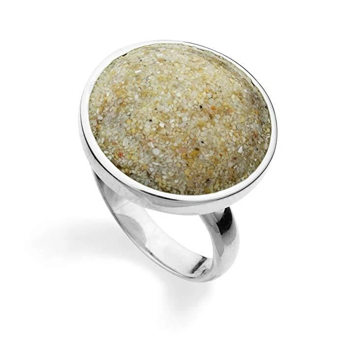 DUR Schmuck Ring Strandsand, Silber 925/- Größe variabel (R4674) Gr. G – Bild 1