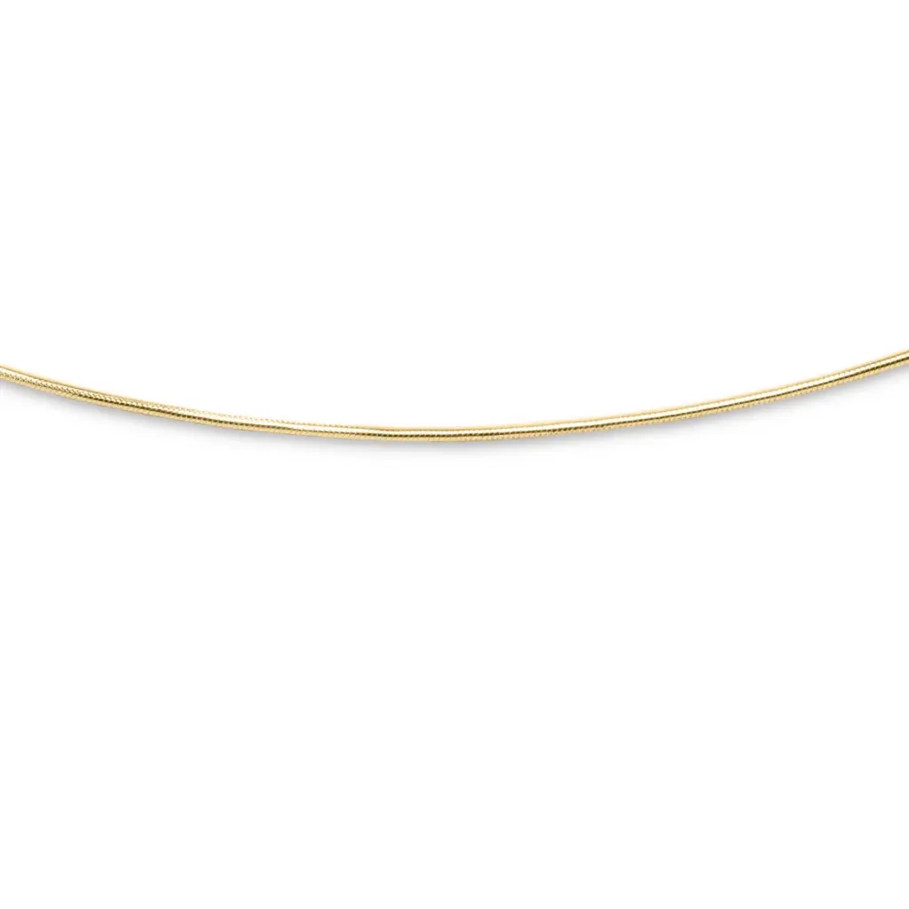 DUR Schmuck Schlangenkette Silber 925/- 1 micron vergoldet Länge wählbar (K2904)