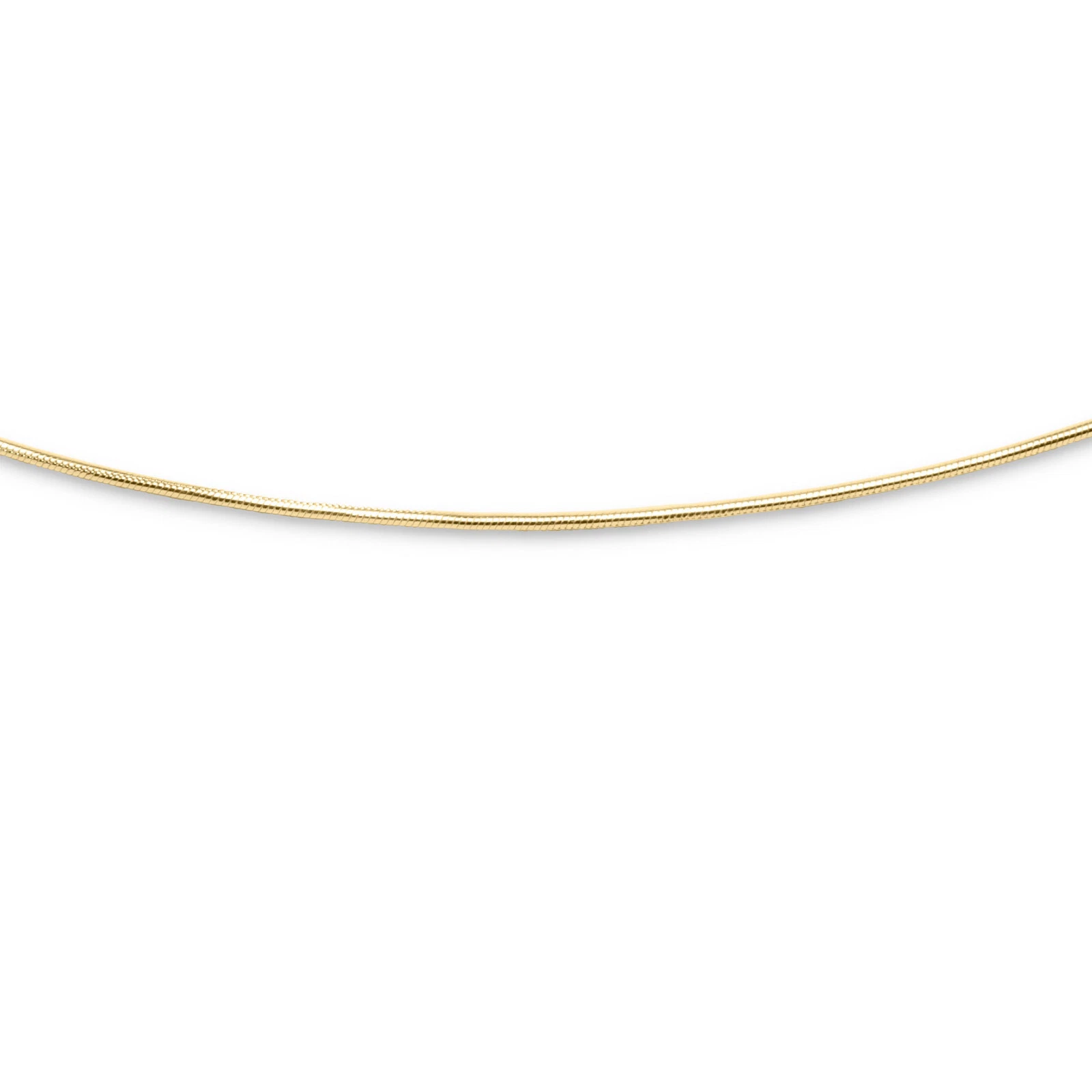 DUR Schmuck Schlangenkette Silber 925/- 1 micron vergoldet Länge wählbar (K2904)