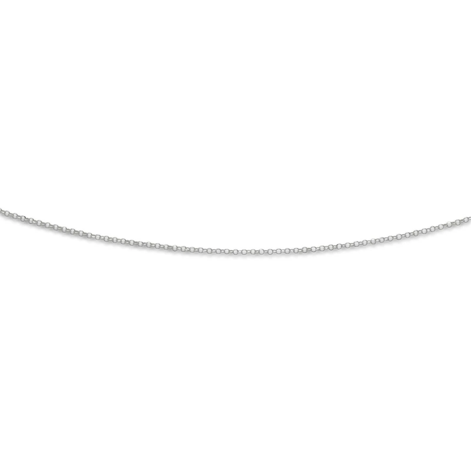 DUR Schmuck Erbs Kette Silber 925/- rhodiniert (K2527) Länge wählbar