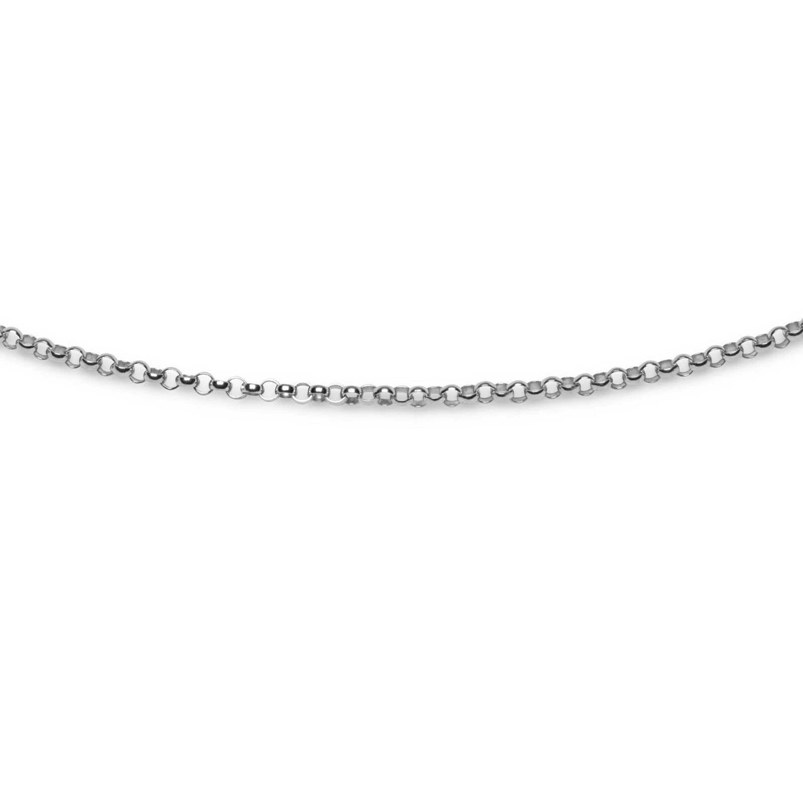 DUR Schmuck stabile Erbs Kette Silber 925/- rhodiniert (K2309) Länge wählbar – Bild 2