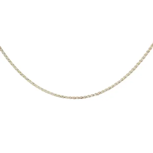 Zopfkette 1,9mm, Silber 925/- rhodiniert für ( DUR ) Anhänger (5-122445)