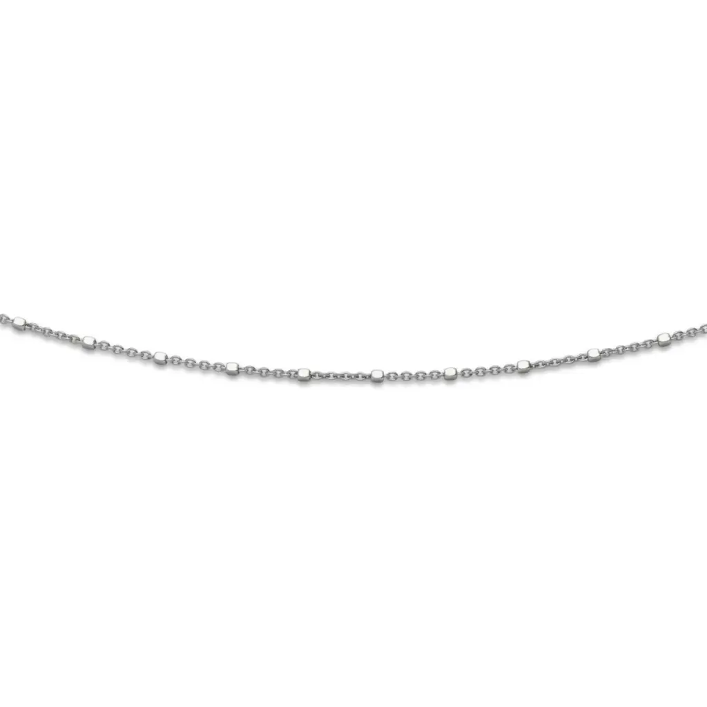 DUR Schmuck Kette FANTASIE 1,6 mm Silber 925/- rhodiniert (K2473)