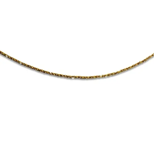 DUR Schmuck zierliche Kette STERNENSTAUB, Silber 925/- vergoldet (K2249)