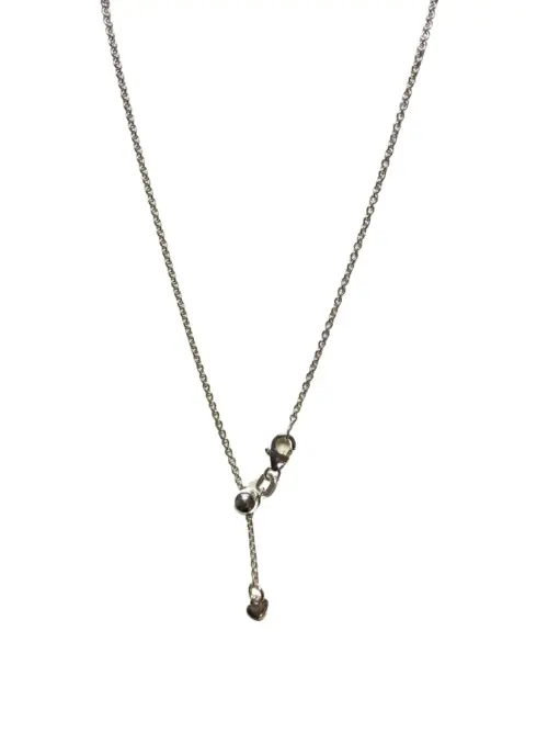 Ankerkette mit Herz, Silber 925/- SK1001, SK1002 Länge stufenlos einstellbar