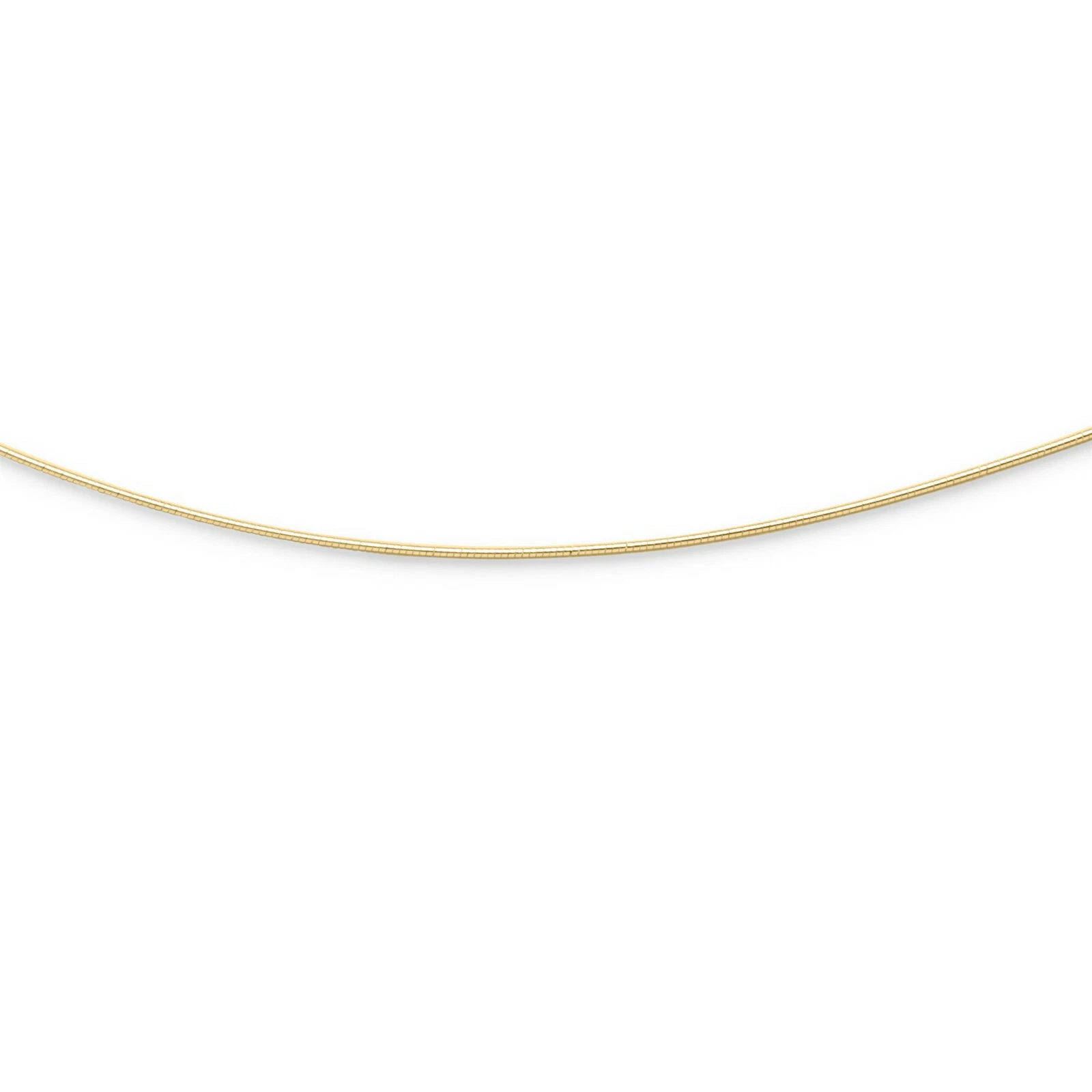 DUR Schmuck Halsreif OMEGA Silber 925/- vergoldet 42cm (K2500)