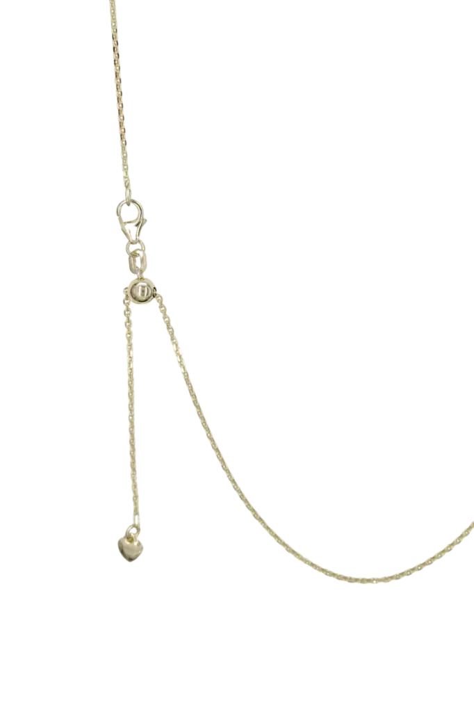 Ankerkette mit Herz, Silber 925/- vergoldet