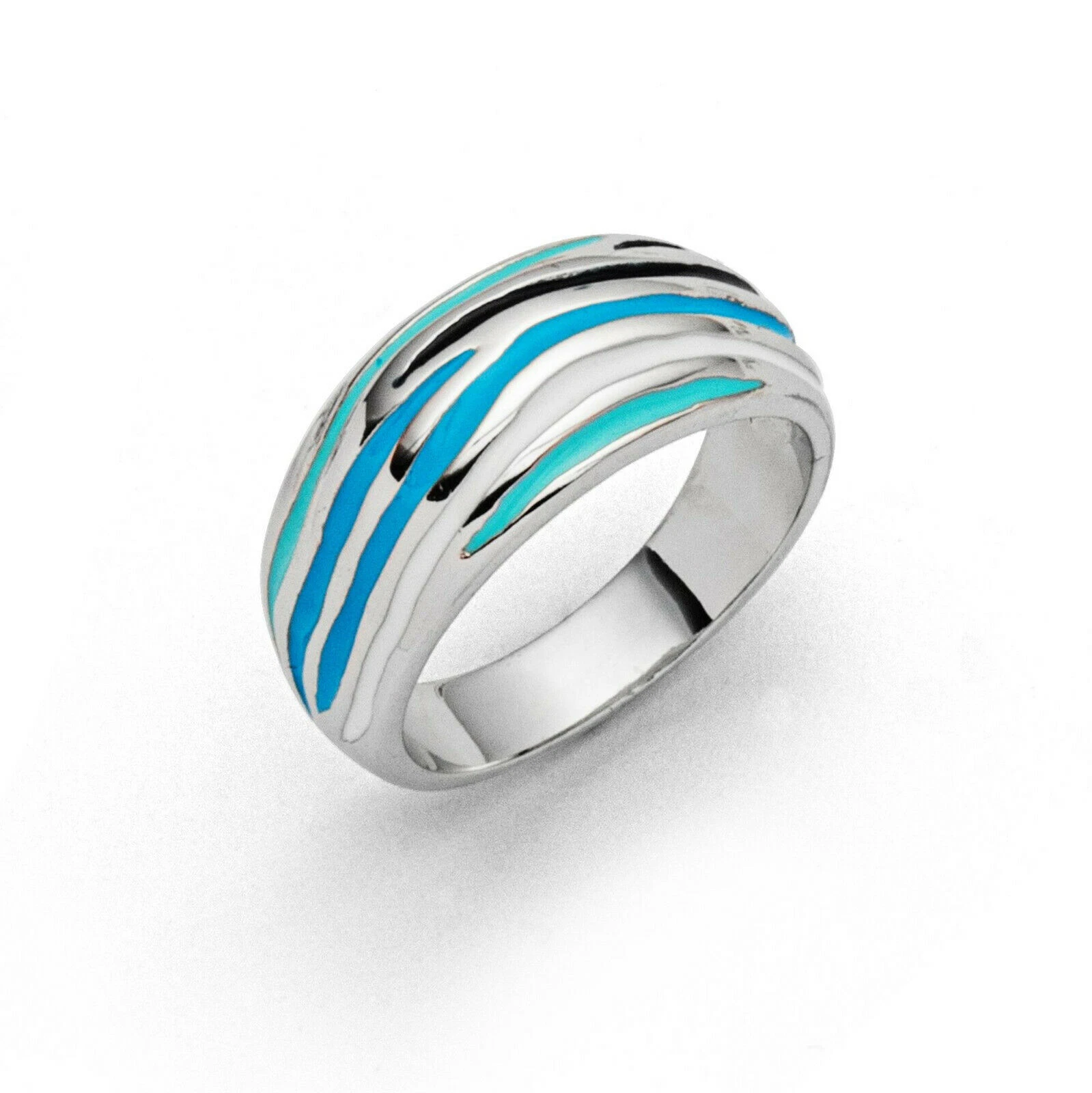 DUR Schmuck Ring OCEAN, Silber 925/- rhodiniert (R4901) – Bild 1