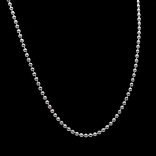 Kugelkette Silber 925/- (SK 78 - SK 79) 1,5mm Länge wählbar – Bild 3