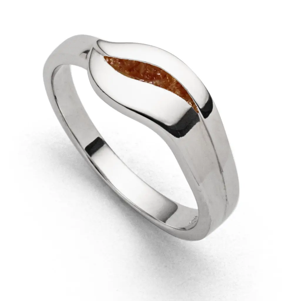 DUR Schmuck Ring SILBERSCHWEIF Bernstein Silber 925/-rhodiniert ( R5702)