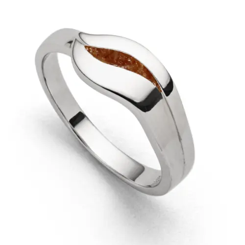 DUR Schmuck Ring SILBERSCHWEIF Bernstein Silber 925/-rhodiniert ( R5702)