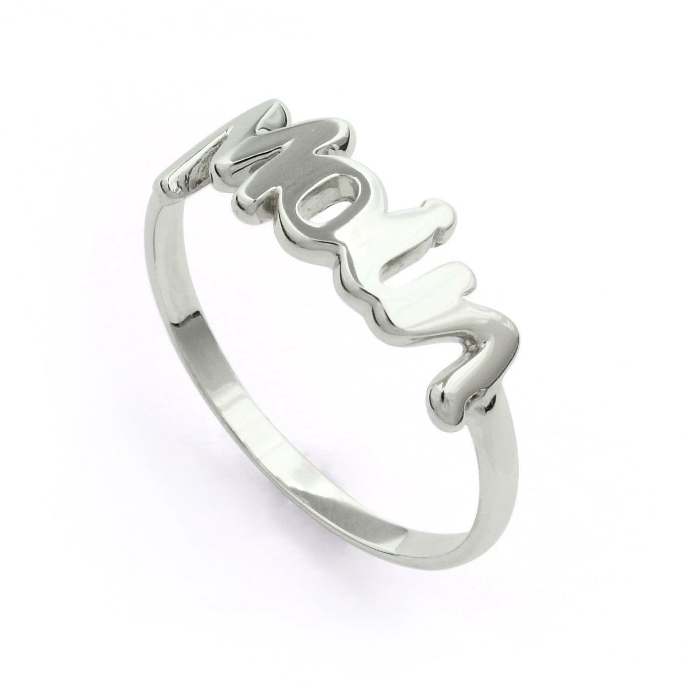 DUR Schmuck Ring MOIN Silber 925/- rhodiniert (R5273) – Bild 1