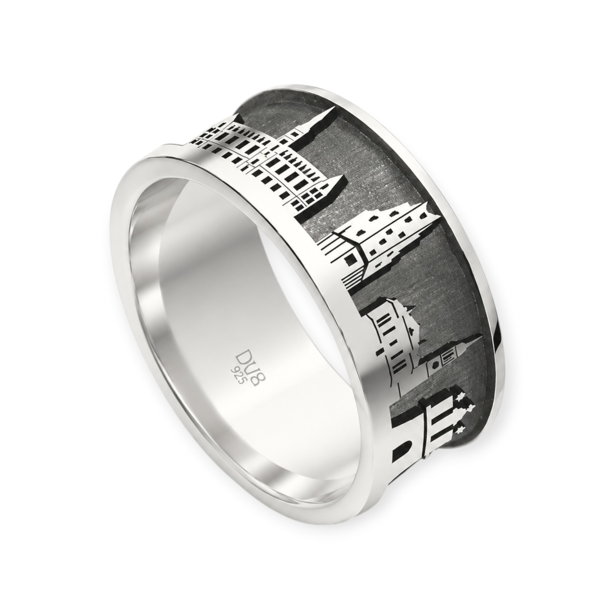 Ring "Hamburg" Stadtring dunkel Art.Nr. R5414
