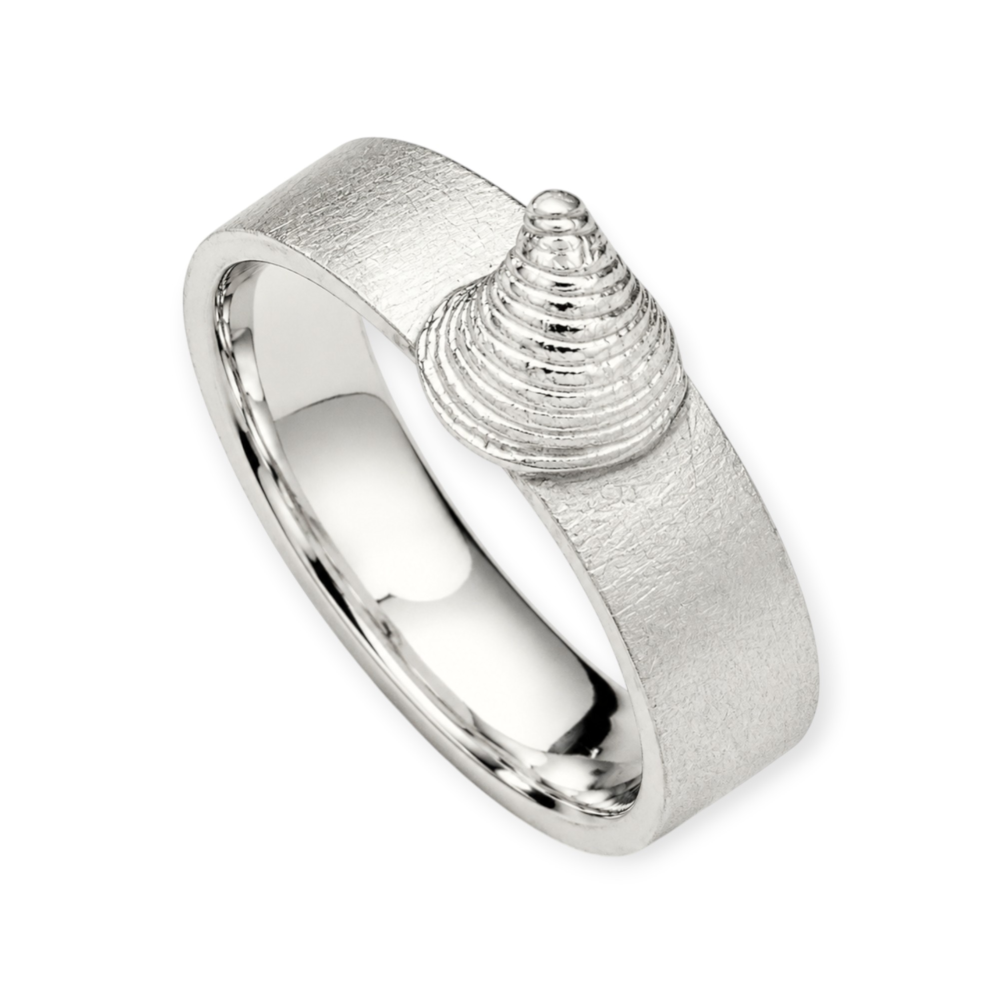 DUR Schmuck Ring MUSCHEL, Silber 925/- (R5451)