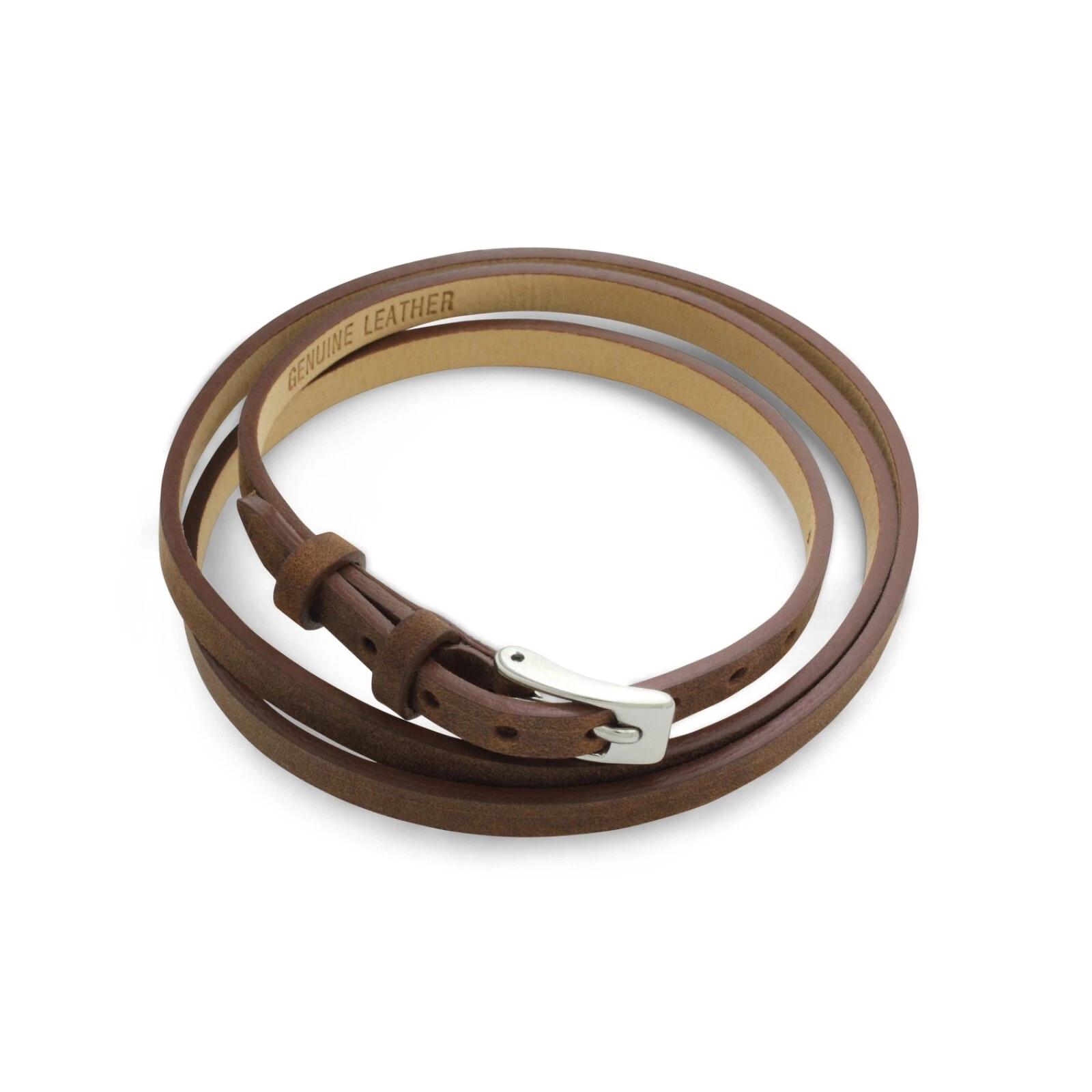 DUR Schmuck Wickelarmband, Lederarmband Farbe wählbar 58cm (A1586) 62cm (A1704) – Bild 3
