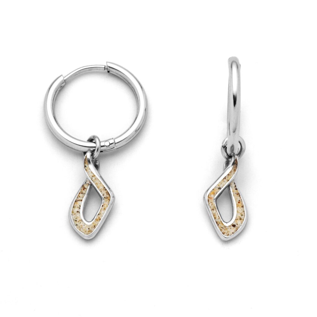 DUR Schmuck Creole FOREVER Strandsand, Edelstahl STE1009SA