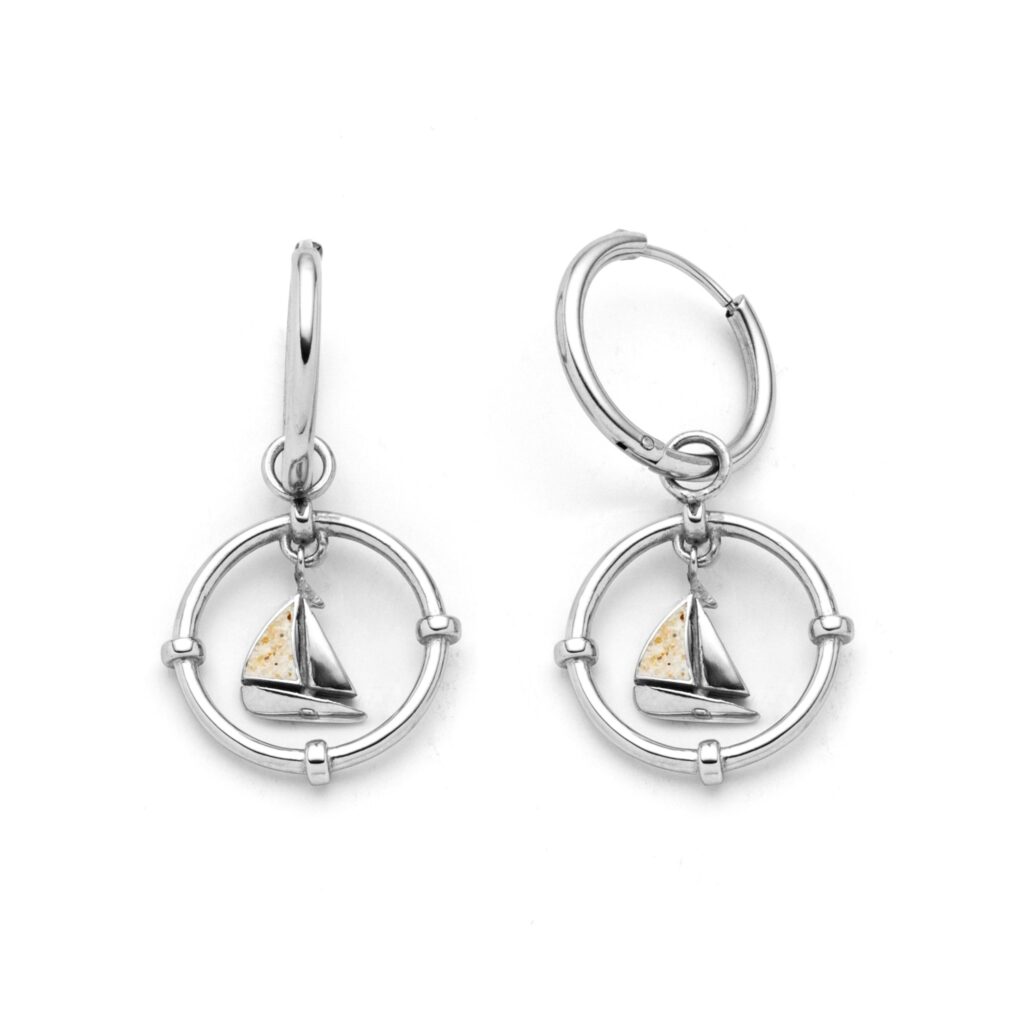 DUR Schmuck Creole SAILOR Strandsand, Edelstahl STE1016SA