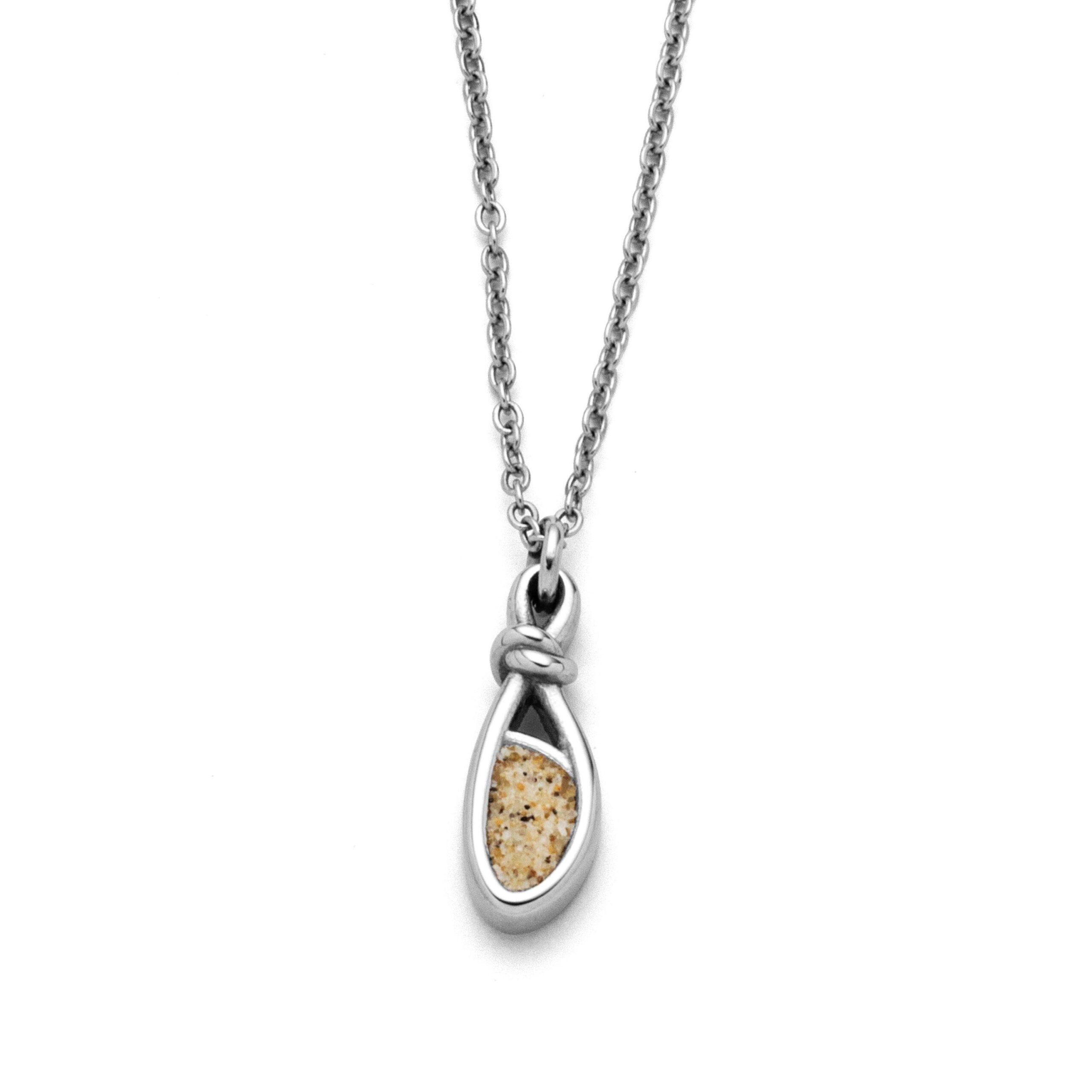 DUR Schmuck Kette "Liaison" 15 mm Strandsand, Edelstahl 42cm + 5cm STN1011SA – Bild 1
