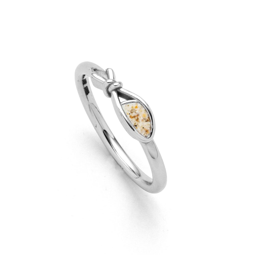 Dur Schmuck Ring "Liaison" Strandsand, Edelstahl  STR1007SA