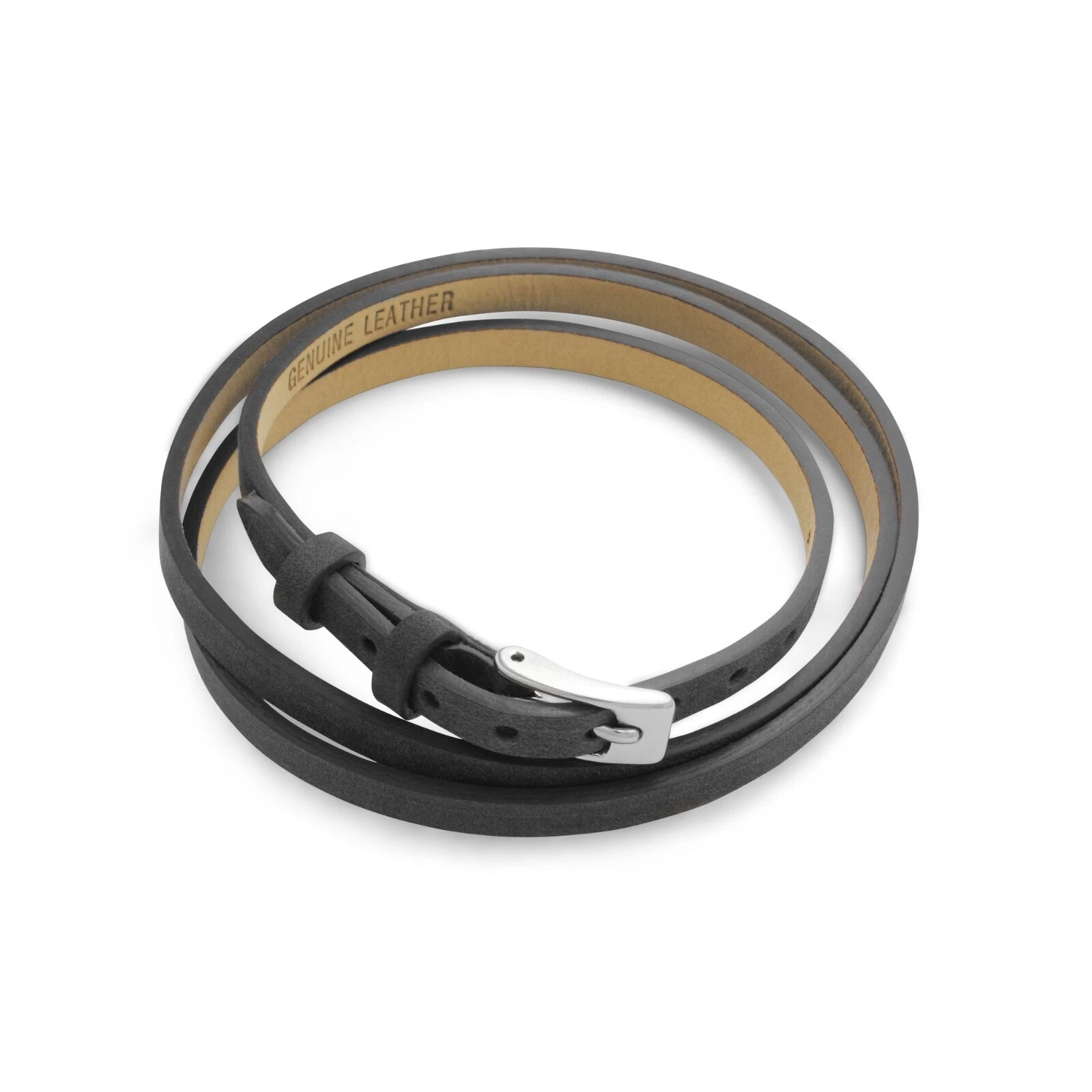 DUR Schmuck Wickelarmband, Lederarmband Farbe wählbar 58cm (A1586) 62cm (A1704) – Bild 4
