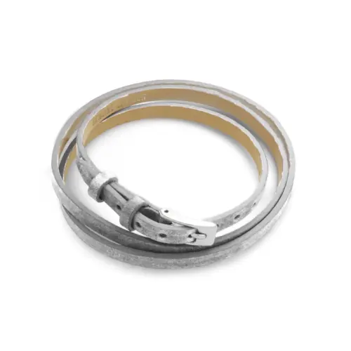 DUR Schmuck Wickelarmband, Lederarmband Farbe wählbar 58cm (A1586) 62cm (A1704)