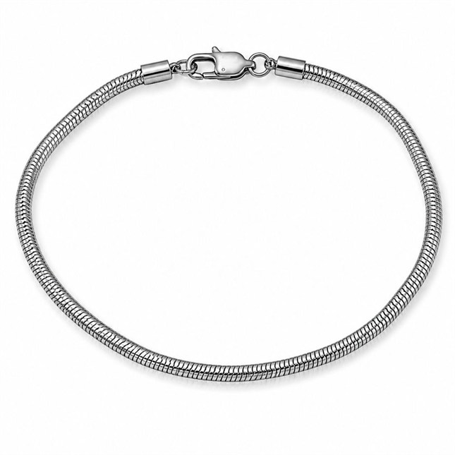 DUR Schmuck Armband - Schlangenarmband 3mm Edelstahl STB1008 – Bild 1