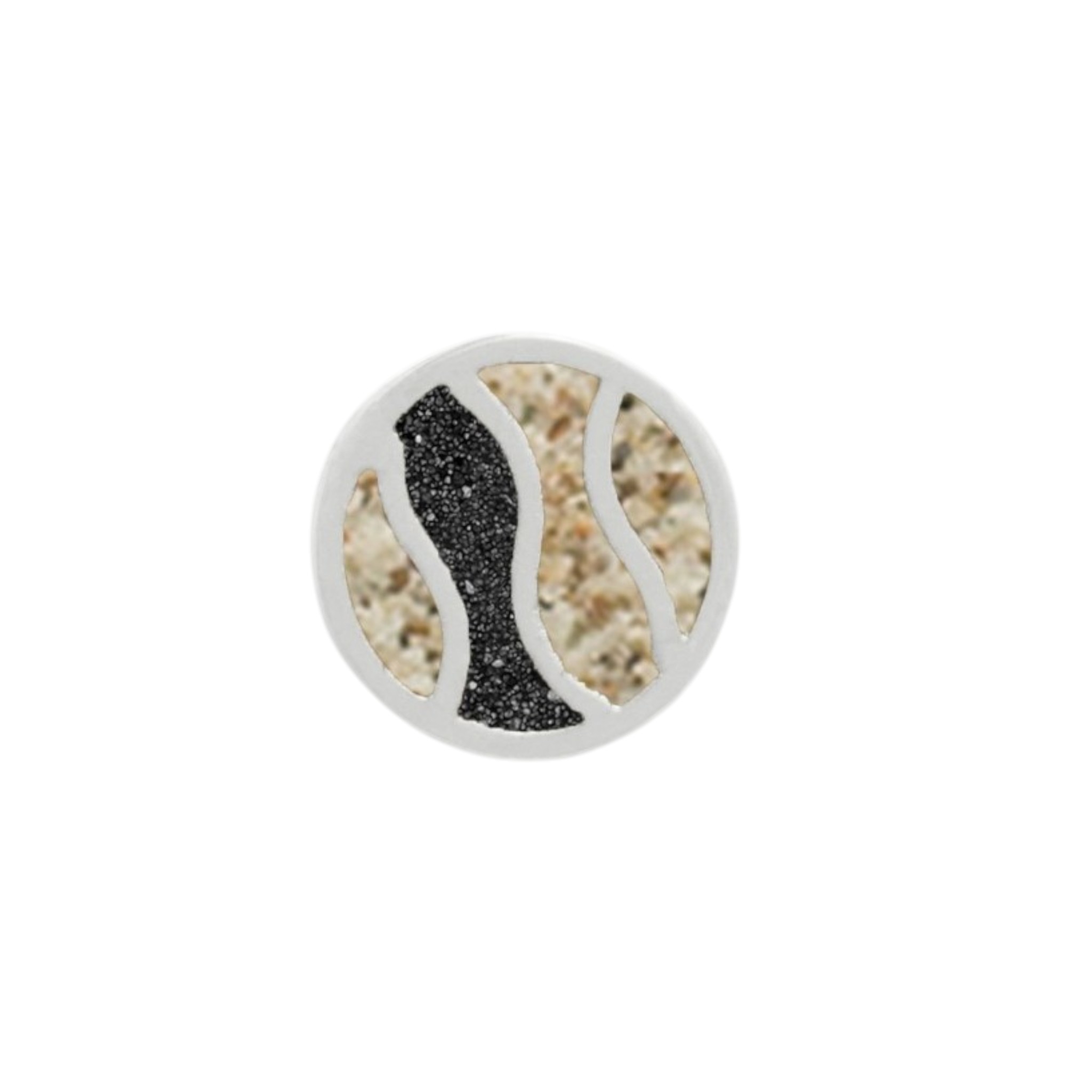 DUR Schmuck Schiebeelemente STRANDSAND für Wickelarmband, Silber 925/- rhodiniert – Bild 2